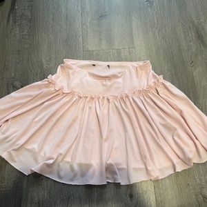 Pink Layered Comfortable Skirt